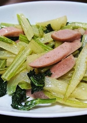 めっちゃ簡単!!セロリ炒め-レシピのメイン写真
