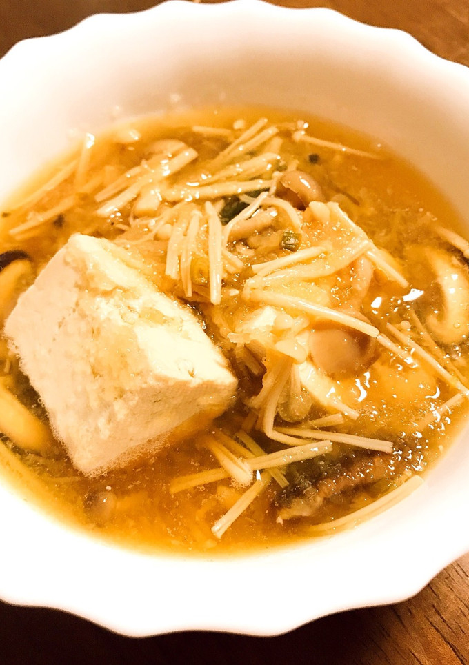 キノコと豆腐のおろし汁☆-レシピのメイン写真