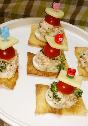 パーティにオススメです！油揚げのカナッペ-レシピのメイン写真