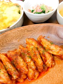 手羽中でご飯もお酒も進むチリチキン-レシピのメイン写真