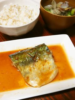 ☺フライパンで簡単♪こってり鯖の味噌煮☺-レシピのメイン写真