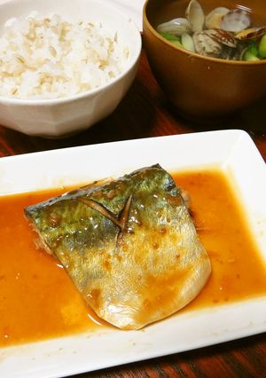😊フライパンで簡単魚料理♪こってり鯖の味噌煮😊-レシピのメイン写真