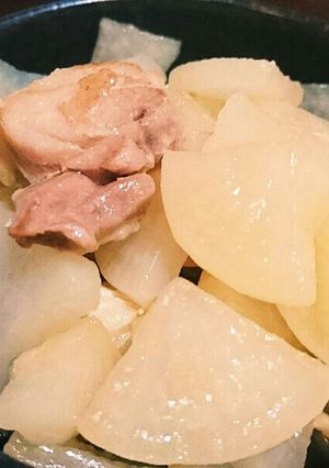 男の鶏もも大根さっぱり煮-レシピのメイン写真