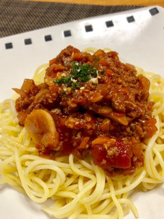 ☆野菜が多い!スパゲティーミートソース♪-レシピのメイン写真