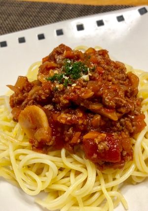 ☆野菜が多い！スパゲティーミートソース♪-レシピのメイン写真