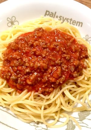 基本の完熟トマトソースの味噌ミートソース-レシピのメイン写真
