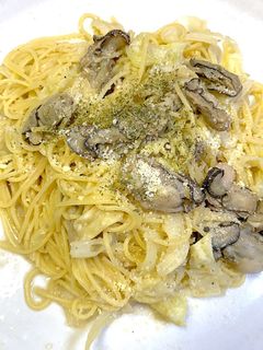 簡単美味しいな牡蠣ペペロンチーノ-レシピのメイン写真