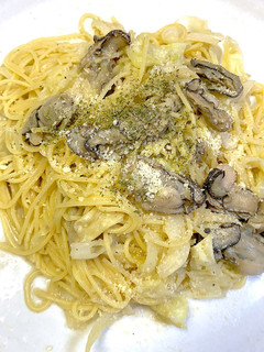 簡単美味しいな牡蠣ペペロンチーノ-レシピのメイン写真