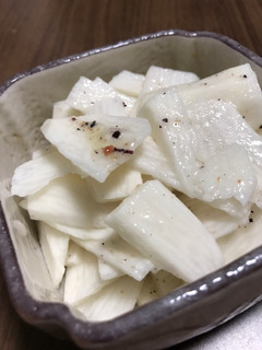 梅昆布茶で☆即席!簡単長芋おつまみ!-レシピのメイン写真
