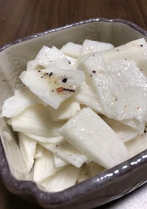 梅昆布茶で☆即席！簡単長芋おつまみ！-レシピのメイン写真