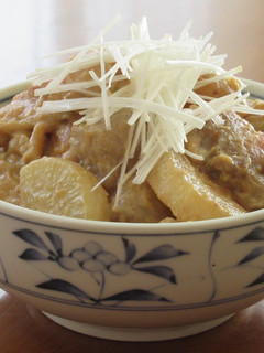 鶏もも肉と大根とこんにゃくの味噌煮-レシピのメイン写真
