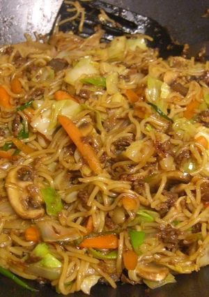 スジ入り焼きそば-レシピのメイン写真
