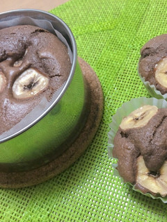 簡単 チョコバナナマフィン-レシピのメイン写真