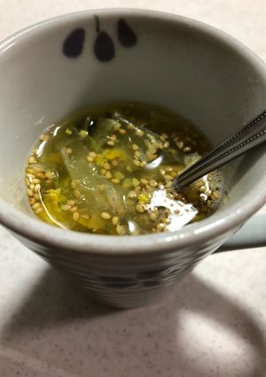 手抜きのレタススープ-レシピのメイン写真
