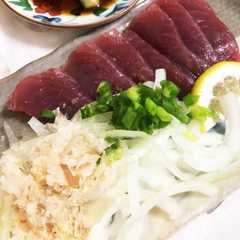 A picture of ☆簡単お刺身で一品〜本がつおと玉ねぎ.