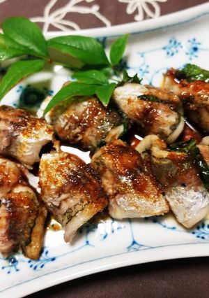 鯵の紫蘇巻き生姜焼き-レシピのメイン写真