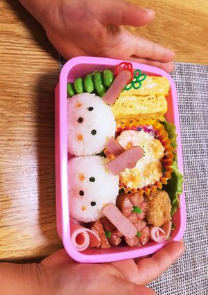 うさぎちゃん弁当-レシピのメイン写真