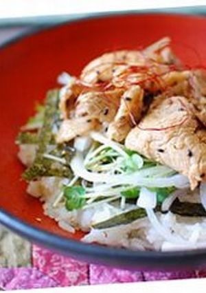 サラダ風～豚丼*-レシピのメイン写真