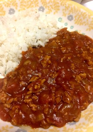 私の手抜きキーマカレー-レシピのメイン写真