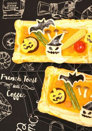かぼちゃで簡単♪ハロウィンパイ-レシピのメイン写真