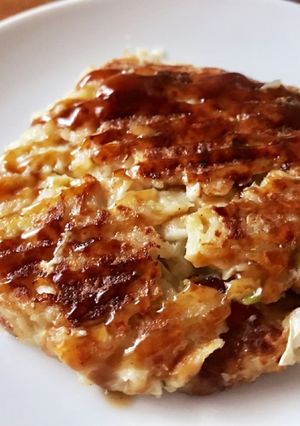 山芋れんこんお好み焼き風。-レシピのメイン写真