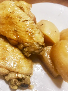 手羽と大根の照り焼き。-レシピのメイン写真