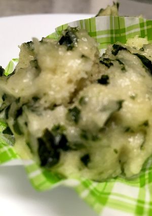 離乳食用☆米粉のほうれん草蒸しパン-レシピのメイン写真