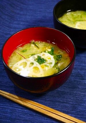 簡単！野菜たっぷりお味噌汁☆白麦味噌-レシピのメイン写真