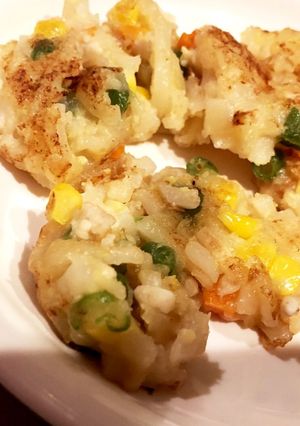 【離乳食後期】手づかみ麺類のお焼き-レシピのメイン写真