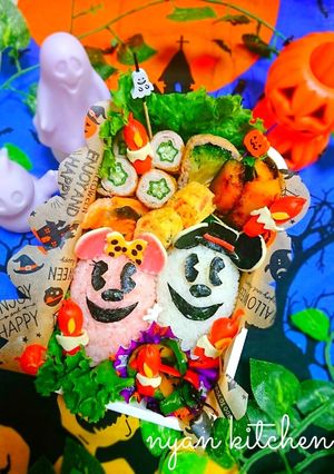 オバケ♪ミッキー♡ミニー★ハロウィン弁当-レシピのメイン写真