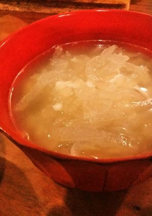 大根とすり胡麻とチーズの味噌汁-レシピのメイン写真