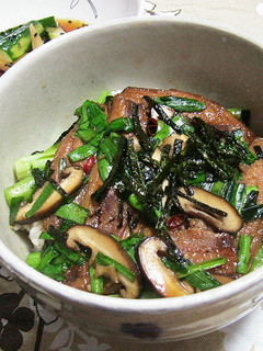 鰯の蒲焼風丼-レシピのメイン写真