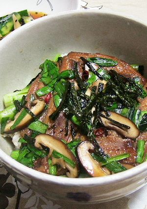 鰯の蒲焼風丼-レシピのメイン写真