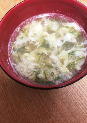 簡単すぎる☆ごま油香る中華風卵スープ-レシピのメイン写真