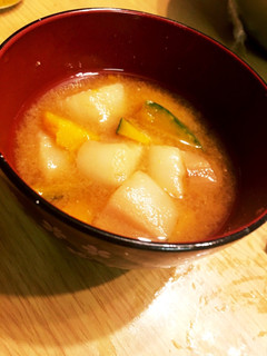 カボチャとお麩のお味噌汁-レシピのメイン写真