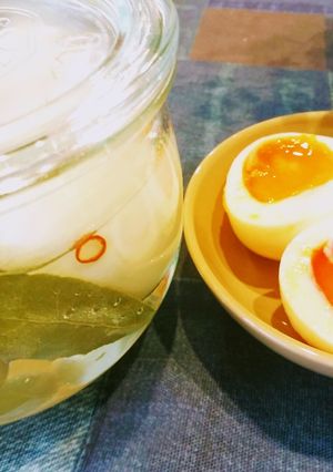 らっきょう酢で卵の一晩漬けピクルス-レシピのメイン写真
