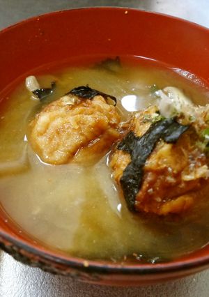 最速のタコ焼きの味噌汁-レシピのメイン写真