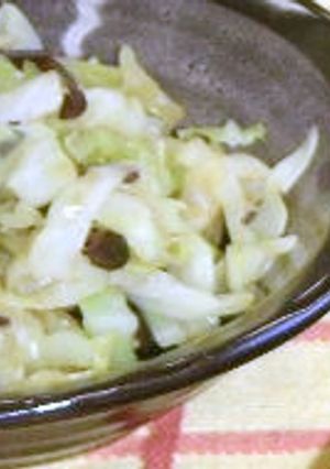 キャベツの和え物（腎臓病食）-レシピのメイン写真