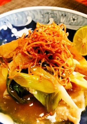 厚揚げと豚バラの和風餡かけ・ポン酢風味-レシピのメイン写真