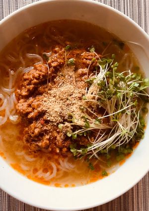簡単糖質オフ☆担々麺風こんにゃく麺-レシピのメイン写真