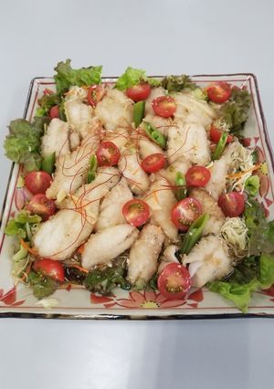 助宗鱈の唐揚げ生野菜浸し-レシピのメイン写真