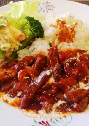 ちょっぴりリッチなビーフストロガノフ-レシピのメイン写真