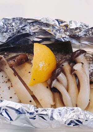 柚子風味 真鱈と木の子のホイル焼き-レシピのメイン写真