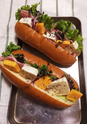 ドトール風ハニーチーズハムサンド-レシピのメイン写真