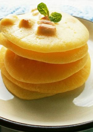 犬ご飯　ヤギミルクパンケーキ-レシピのメイン写真