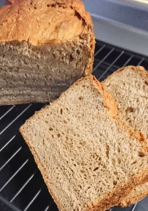 【 ノンオイル】全粒粉100%食パン-レシピのメイン写真