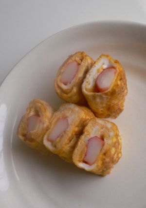 ☆カニ★ごま卵焼き☆-レシピのメイン写真
