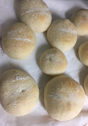 国産強力粉でヨーグルト生クリーム白パン-レシピのメイン写真