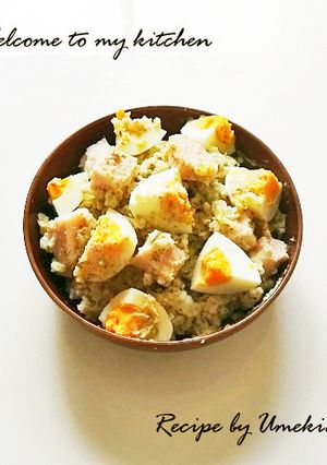 サラダチキンとタマゴの親子ポテトサラダ-レシピのメイン写真