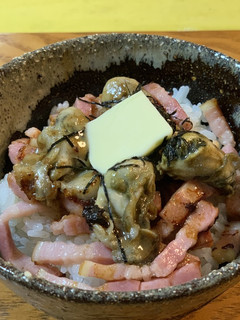 さとうみの牡蠣とベーコンで簡単どんぶり-レシピのメイン写真